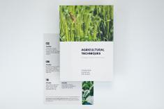 beidseitig bedruckter Flyer ohne Falz